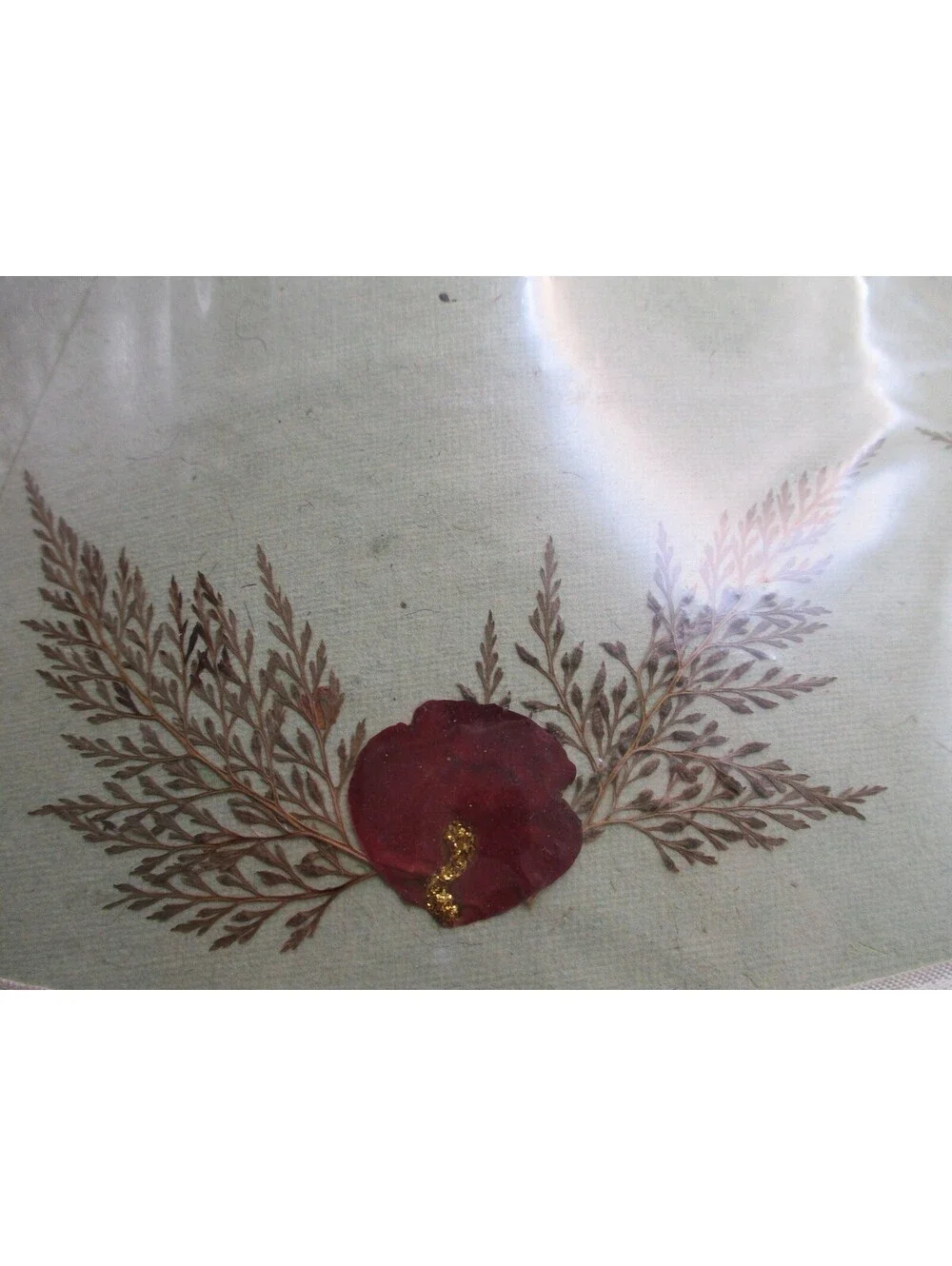 New 2pc Handmade Paper Lampshades Floral Pinecone Vintage Parchment Lamp Shades